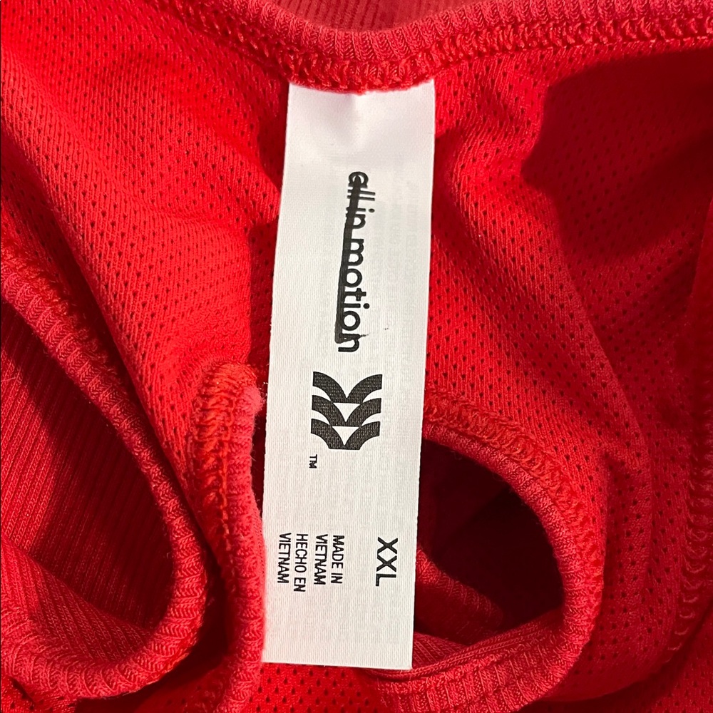 NWT All in Motion Women's XXL Red Crop Top - Picture 4 of 7